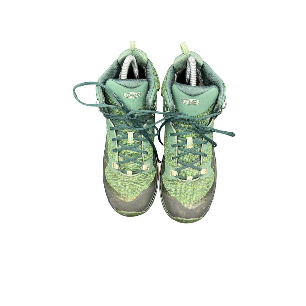 🥾KEEN Women 8.5 Green Trail Hiking Shoes Gorpcore Sportcore Outdoor Lace-Up - Picture 3 of 6
